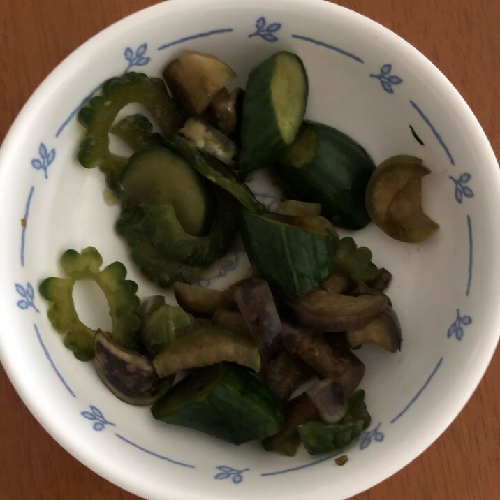 夏野菜の浅漬け